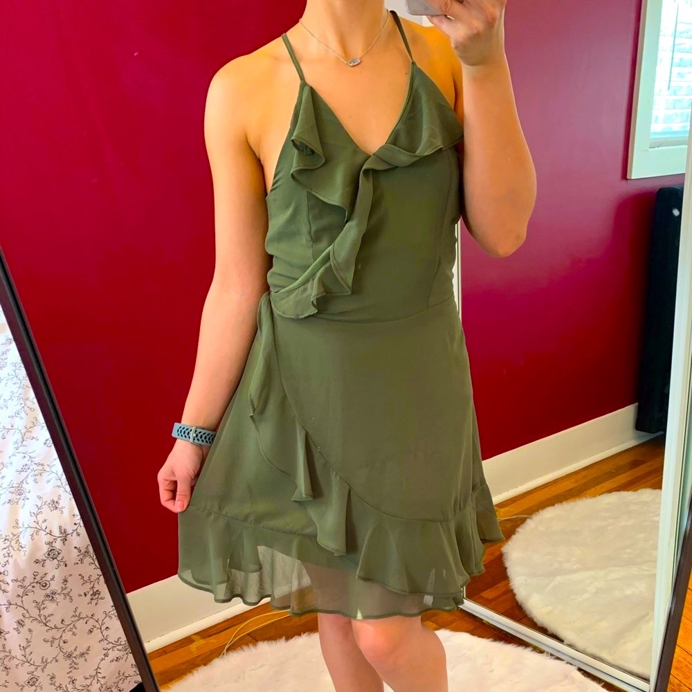 Francesca’s green summer dress